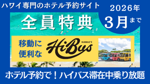 ホテル予約で全員プレゼント!HiBusハイバストロリー1日券キャンペーン
