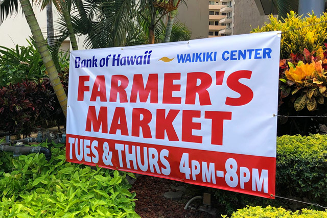 ハワイのお天気 10月11日 ワイキキ最新のファーマーズマーケットはここ ルックjtb オリオリハワイドットコム
